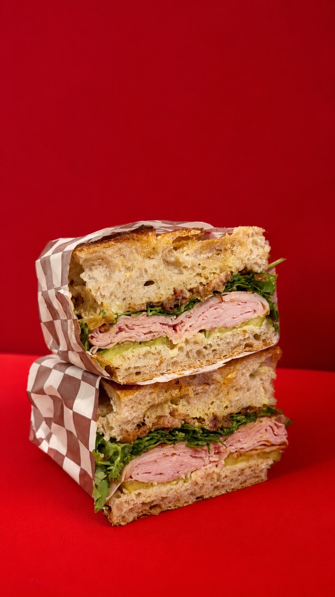 Rosel sandwich close-up